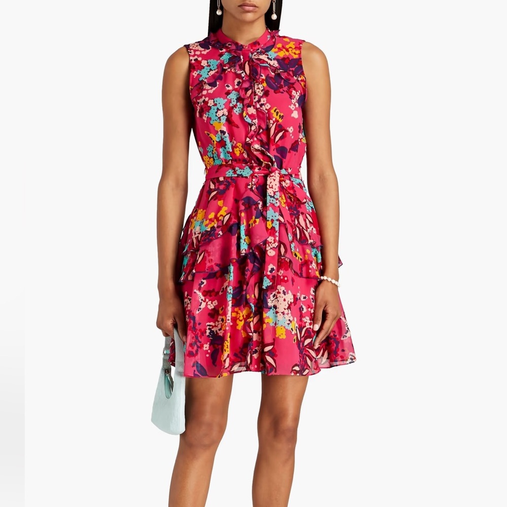 SALONI Fuchsia Floral Dress Size US 8